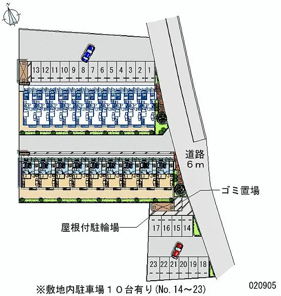 ★手数料０円★久留米市御井町　月極駐車場（LP）